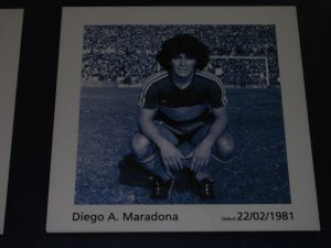 Boca Juniors Museum - Diego!