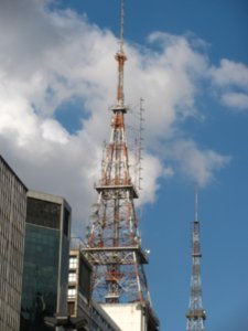 One of the many many antennas in Sao Paulo