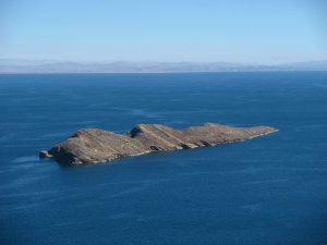 Island on Lake titicaca