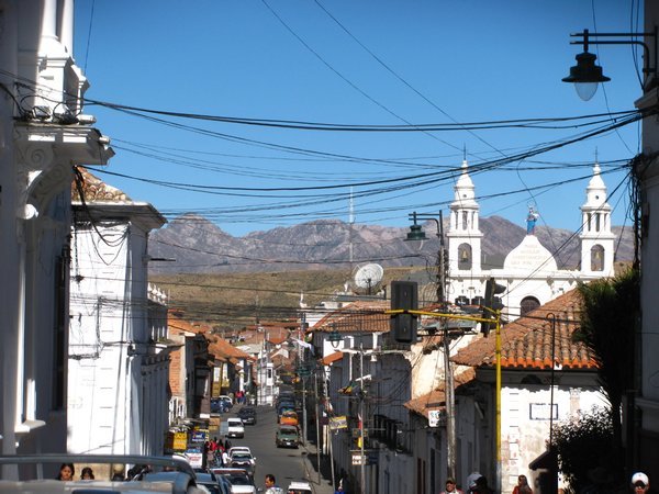 Incredibly white streets of Sucre