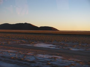 Sunset altiplano close to Omaru