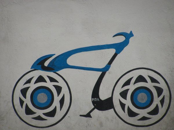 Futuristic bike design painting(Cali)
