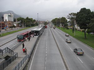 Transmilenio - Bogota's public bus transport system
