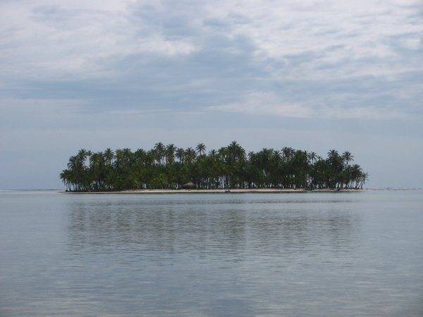 One of the numerous small islands of San Blas