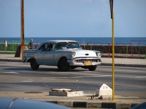 Old car at the malecon...