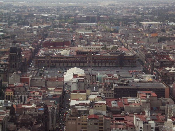 Views over Mexico City 