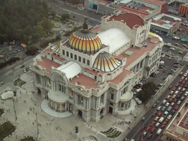 Views over Mexico City - Palacio de Bella Artes