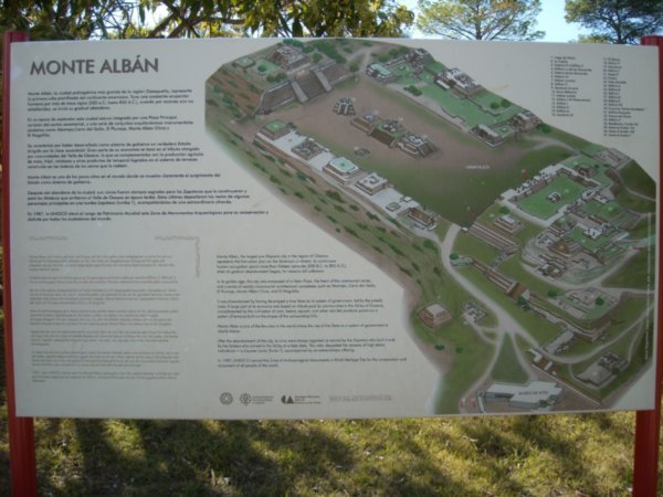 Monte Alban Map