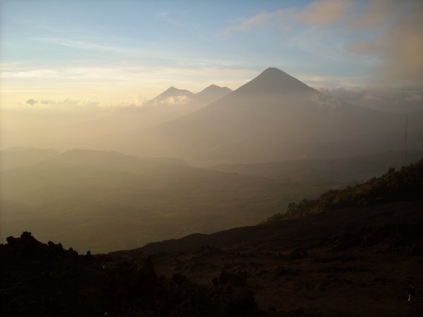 View from Pacaya volcano