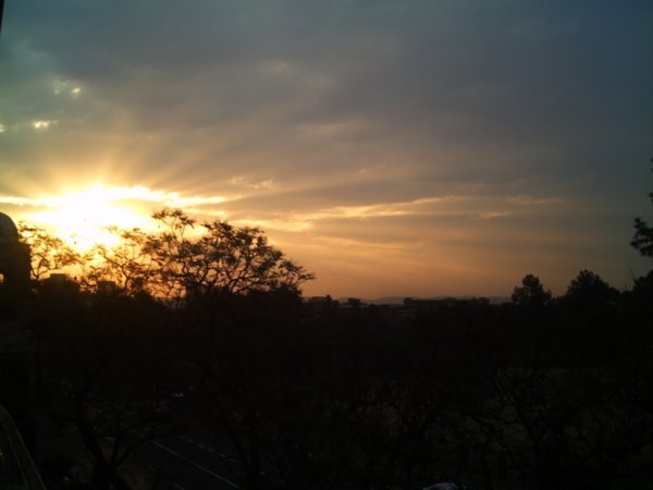 Sunset over Pretoria