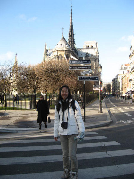 Walked to Notre Dame