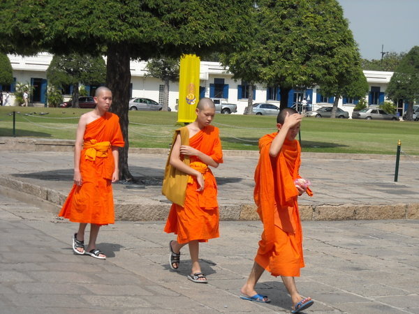 Monk crossing!