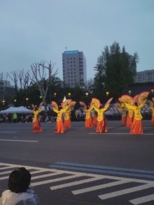 Parade dancers
