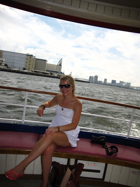 Boat trip on the Sumida river