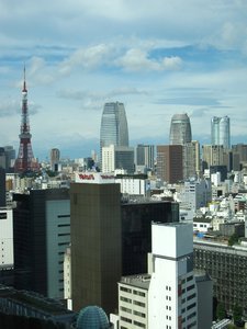 Ginza from 16 floors up