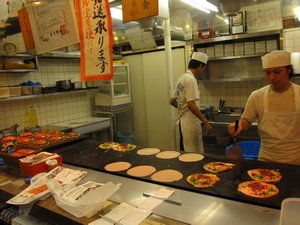 Okonomi-yaki for dinner