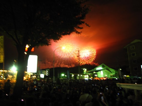 Tondabayashi fireworks display