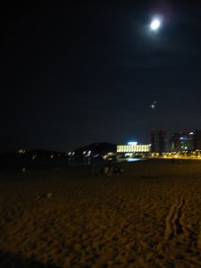 Haeundae beach 3am