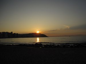 Haeundae beach 6am
