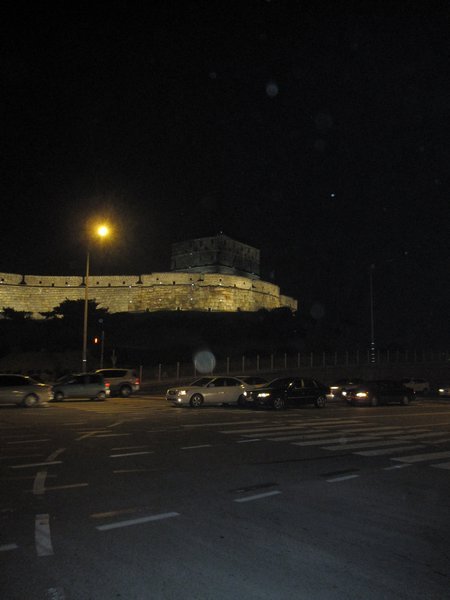 Suwon Fortress by night