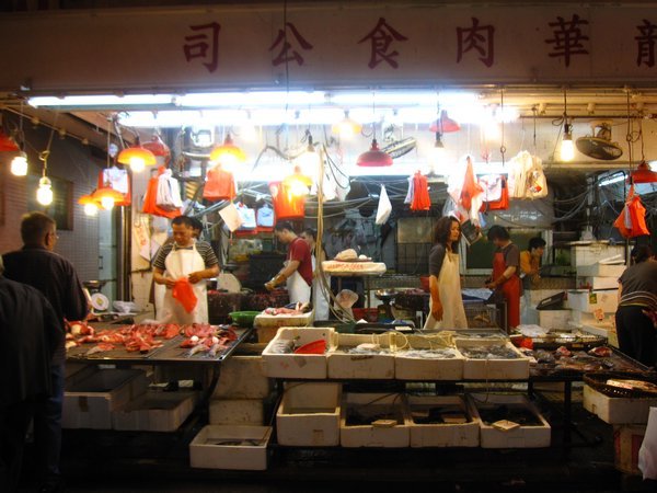 Wan Chai market sights
