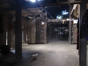 Inside one of the H'Mong houses