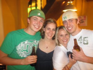 Partying with the Irish