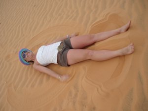 Sand Angles at the red dunes