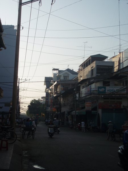 Early monring in Chau Doc