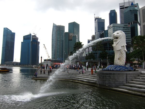 Checking out the MerLion