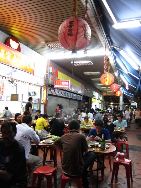 Street food Singapore style