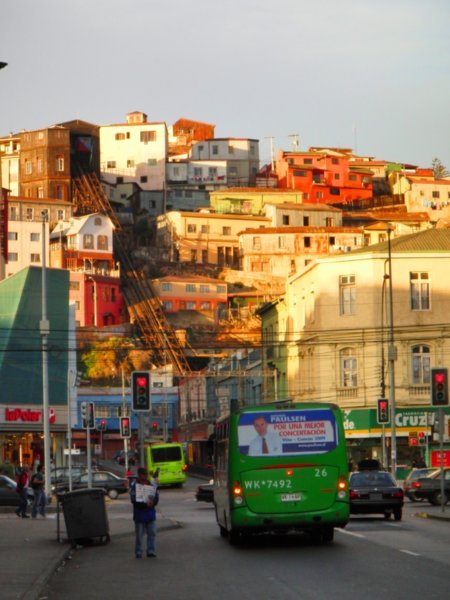 Hillside homes in Valparaiso