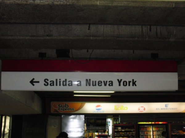 Noone told me I could have taken the subway to Santiago from New York!