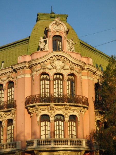 Colonial building in Santiago
