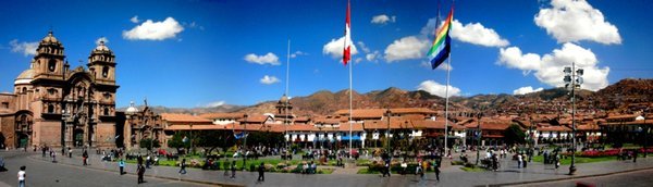 The Plaza Des Armas (Main Square) in Cusco