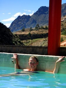 Hot springs in Colca Canyon