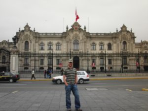 Presidential Palace in Lima - we had to take at least one photo in Lima and this is the best we could come up with