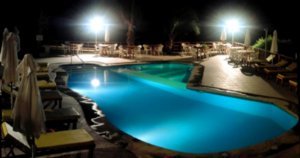 The pool at Casa Del Playa - great for night swimming (which, from memory, deserves a quiet night)