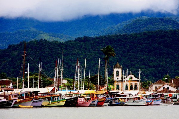 The colonial town of Paraty