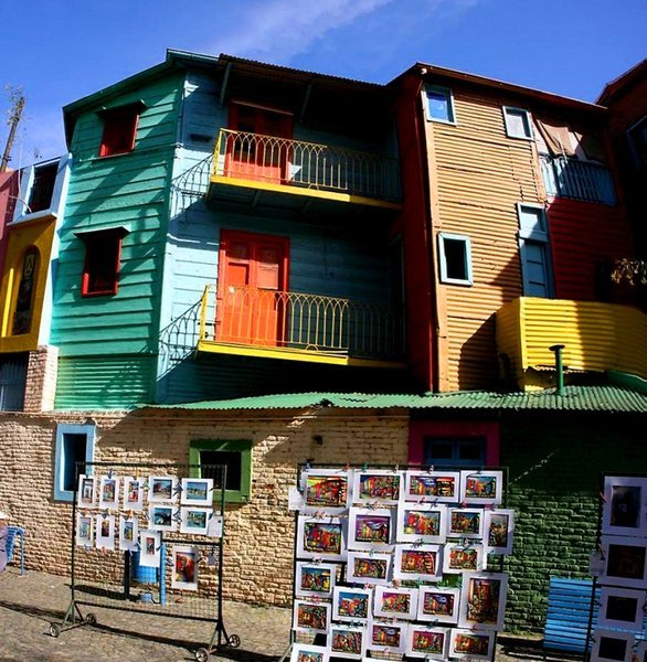 More colourful houses