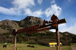 The Fitzroy trail in El Chalten