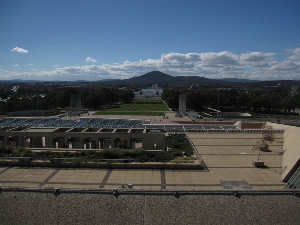 View From Parliment Rooftop - Canberra
