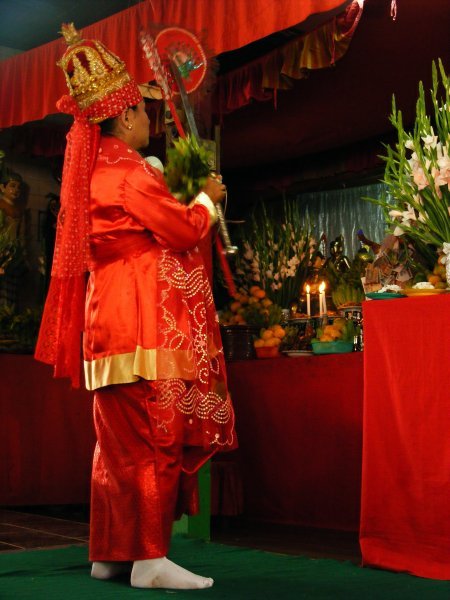 Nat ceremony dancer