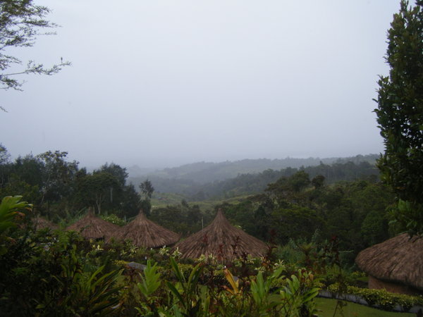 View from the hut in PNG