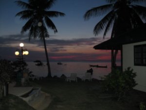 View from our bungalow - Koh Tao