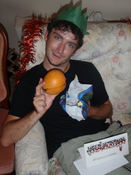 A mango for christmas...  obviously.