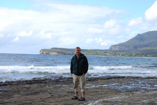 Eric at Tessellated Pavement
