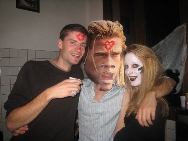 Brad Pitt and me at halloween