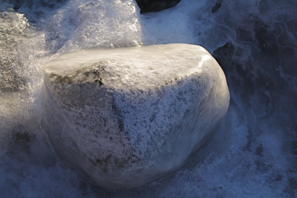iced rock