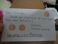 First attempts at Thai writing